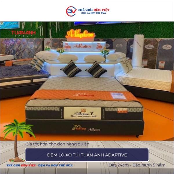 Đệm lò xo túi Tuấn Anh Adaptive 4-1